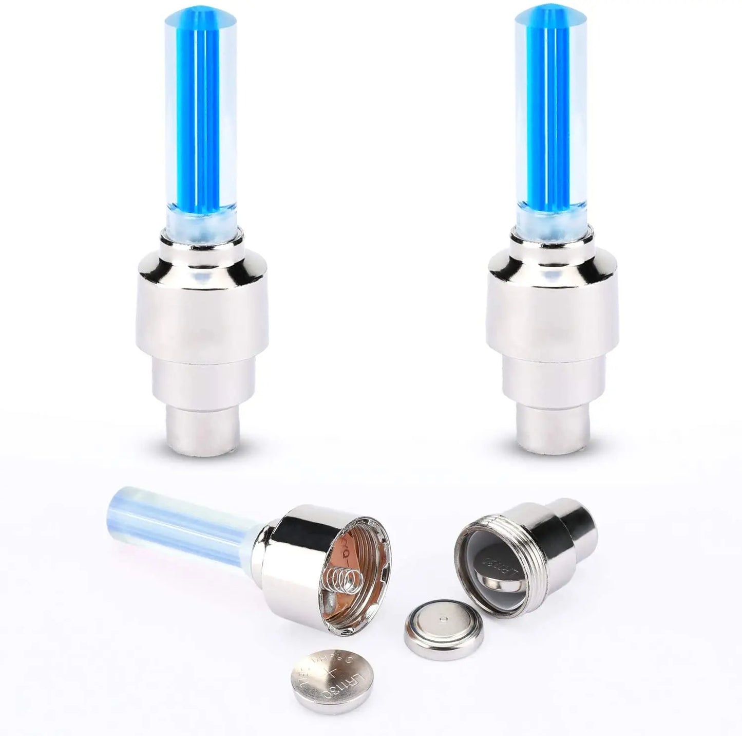 Waterproof LED Light Tire Valve Cap Bicycle