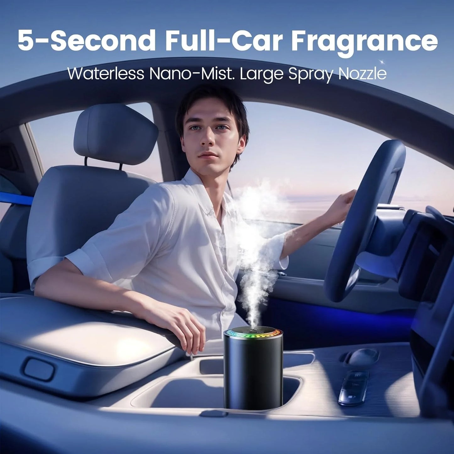 LED Car Aroma Mist