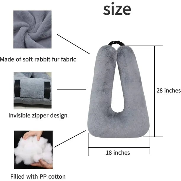 U Shaped Travel Pillow Cushion Car Pillow for Family Sleeping