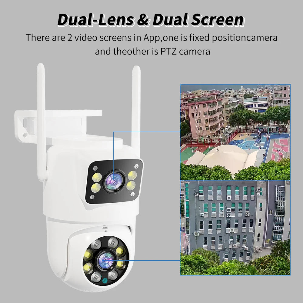 4K Dual-Lens WiFi Security Cam
