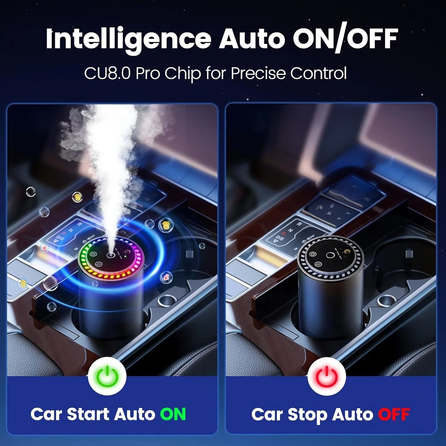 LED Car Aroma Mist