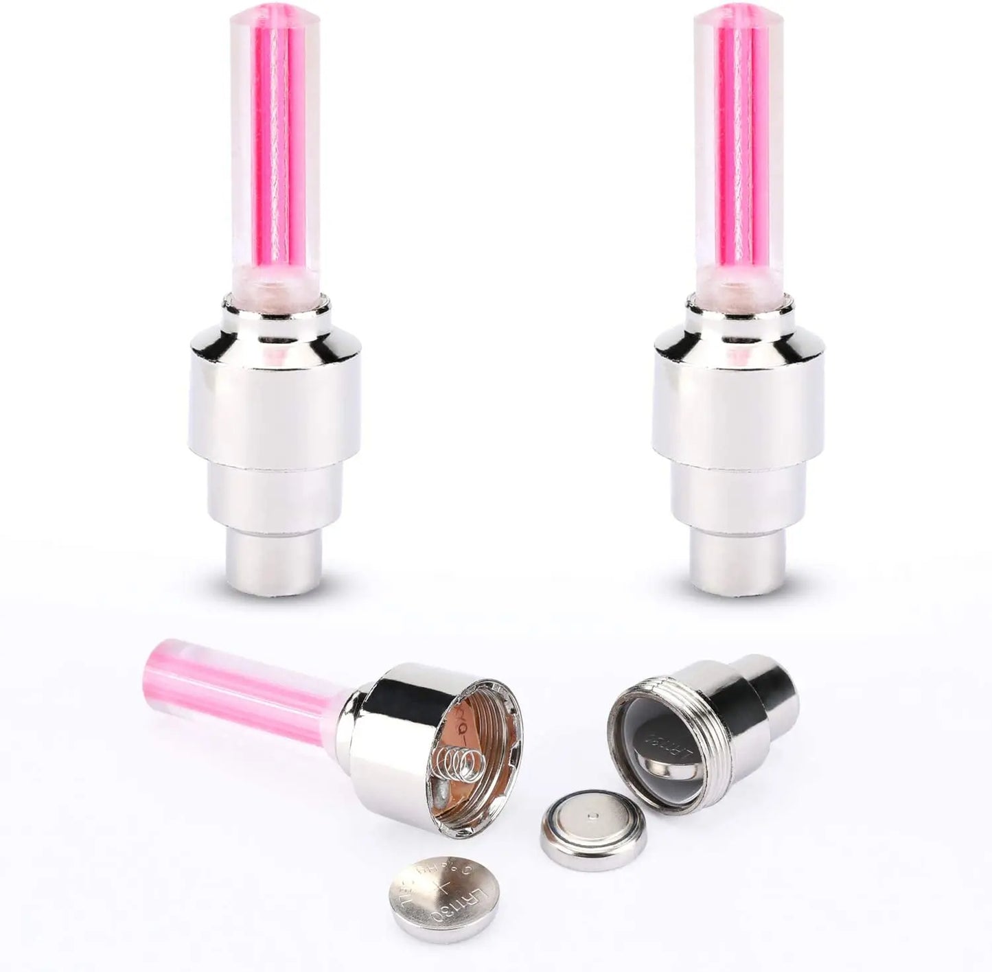 Waterproof LED Light Tire Valve Cap Bicycle