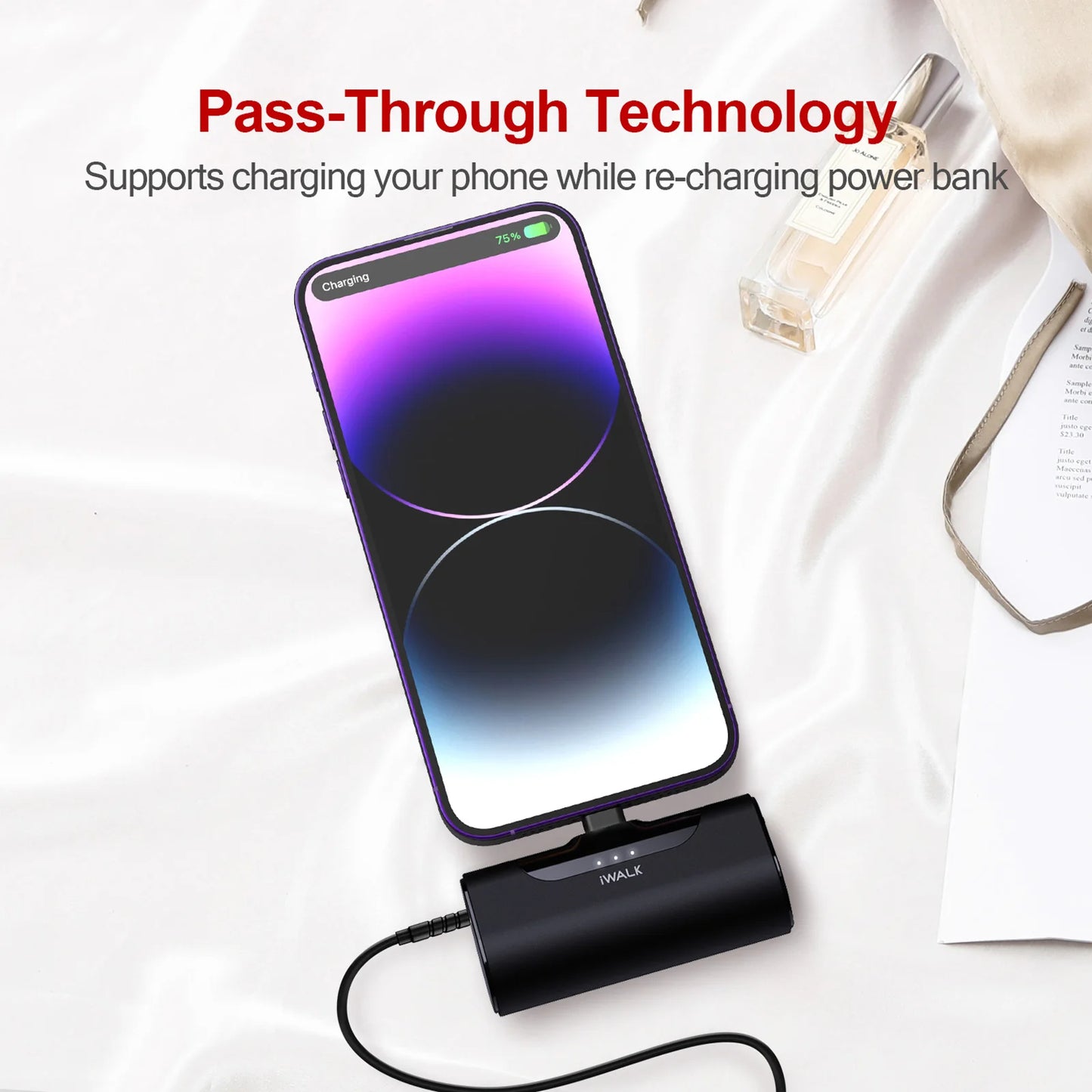 iWALK LinkPod 4 | 4500mAh Pocket Size Cute Portable Charger