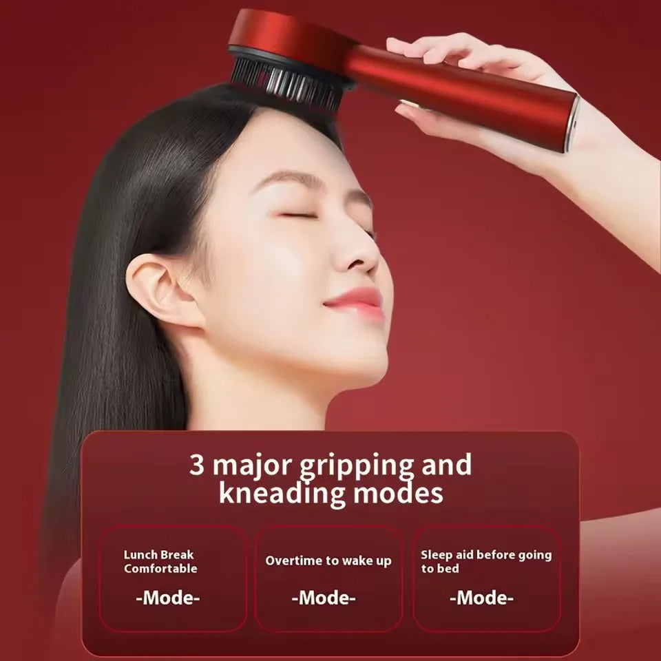 Red-Light Scalp Massage Comb