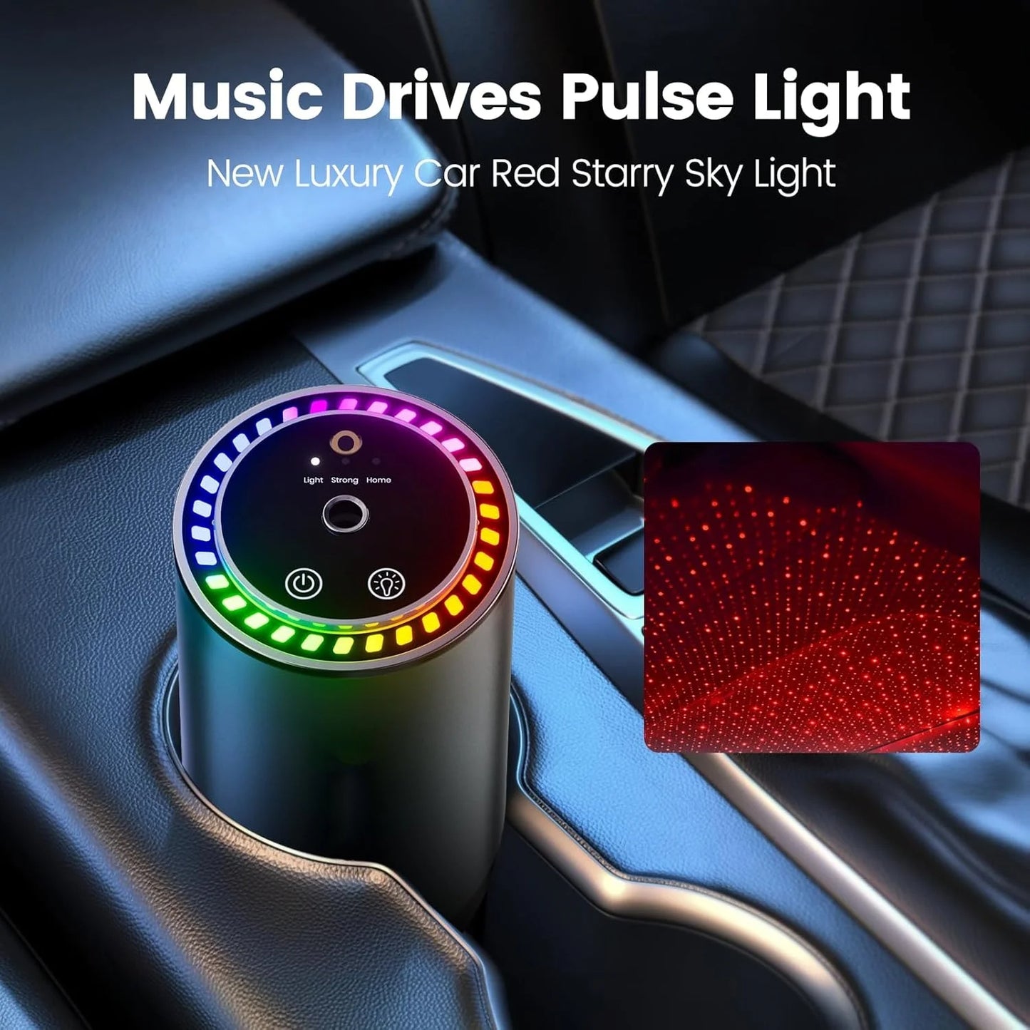 LED Car Aroma Mist