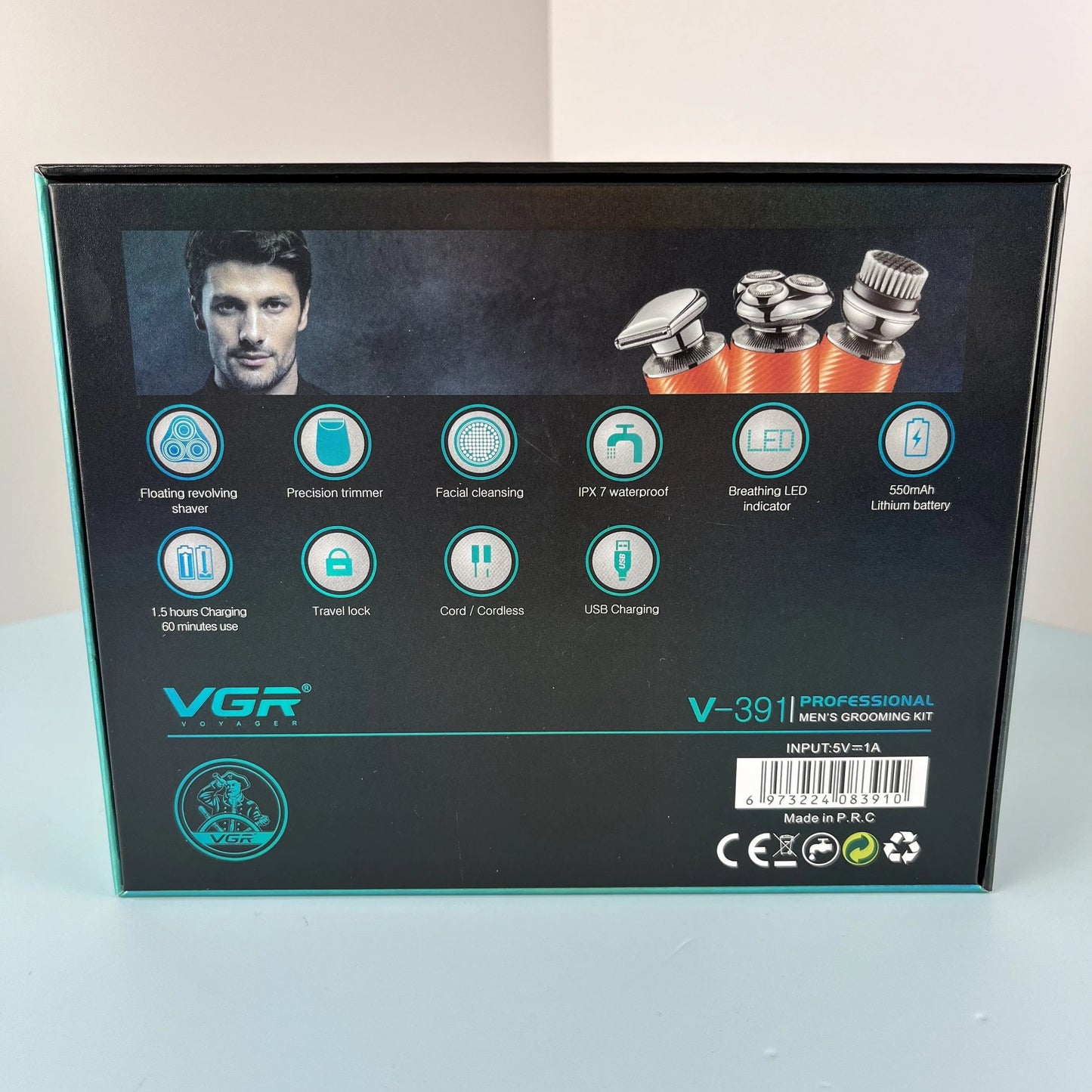 VGR V-391 Pro Cordless Clipper