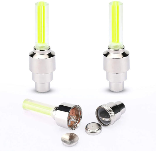 Waterproof LED Light Tire Valve Cap Bicycle