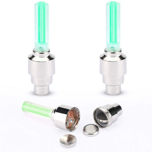 Waterproof LED Light Tire Valve Cap Bicycle