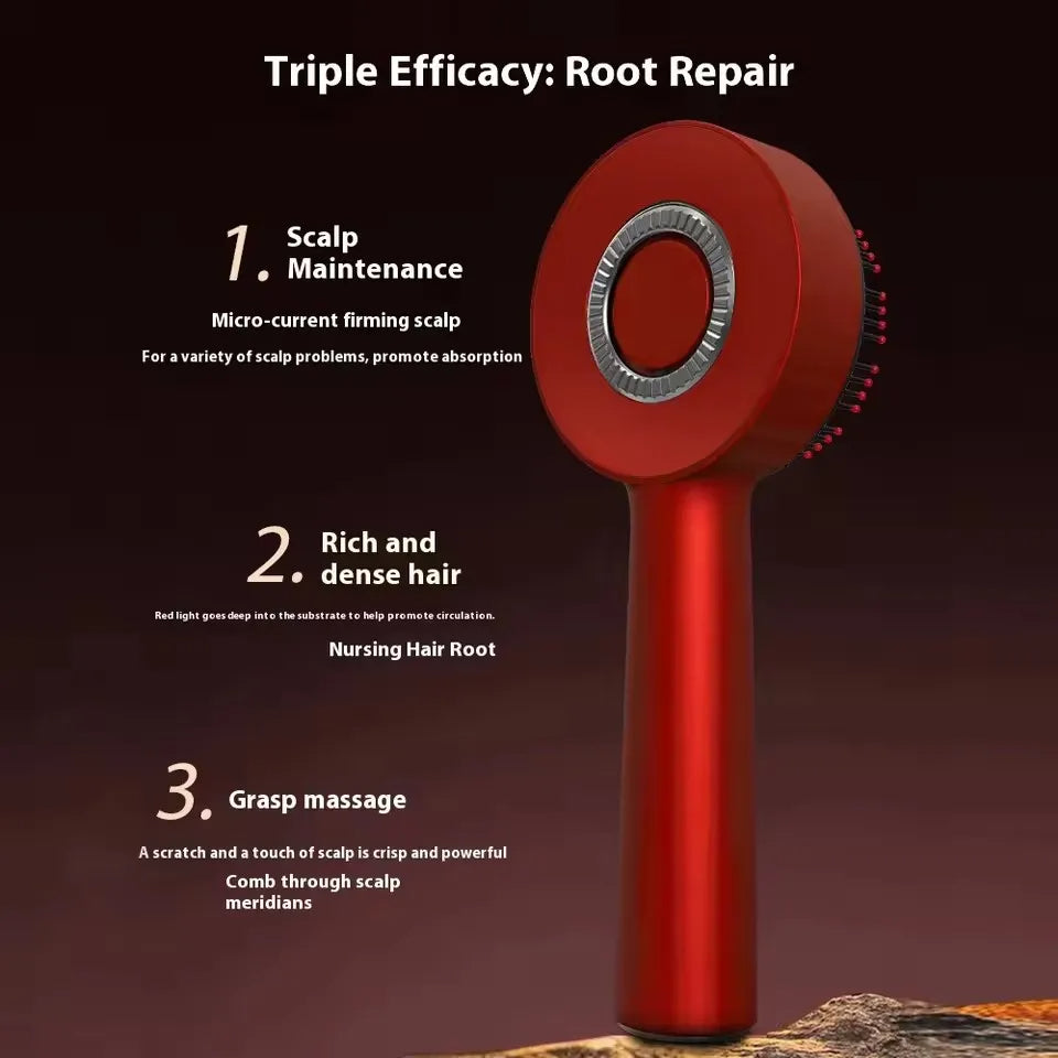 Red-Light Scalp Massage Comb