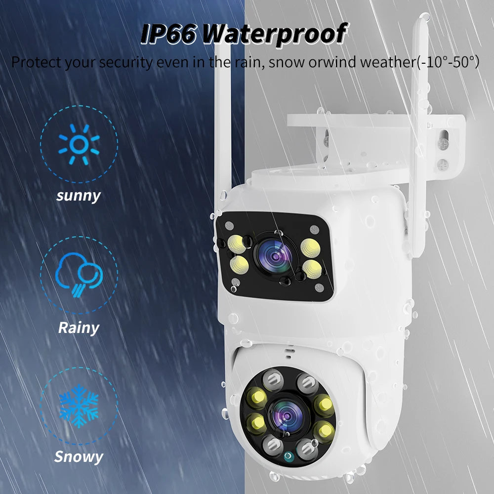 4K Dual-Lens WiFi Security Cam
