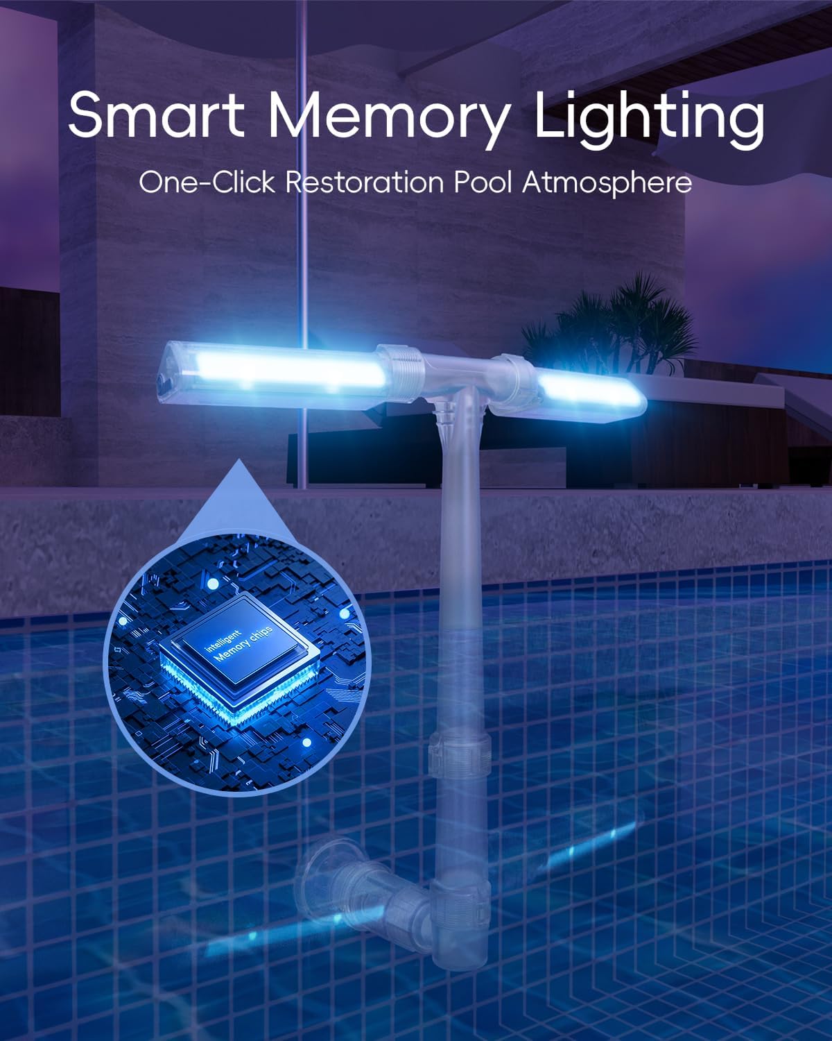 Solar Pool Fountain Light - DualArc