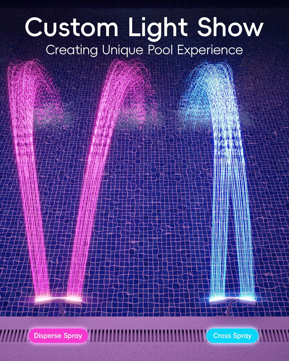 Solar Pool Fountain Light - DualArc