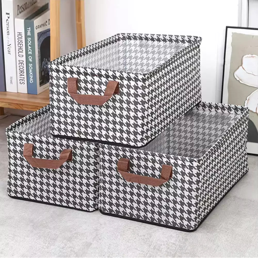 Caja de Almacenamiento Plegable Premium con Marco de Acero Reforzado – Organización Inteligente y Elegancia sin Esfuerzo