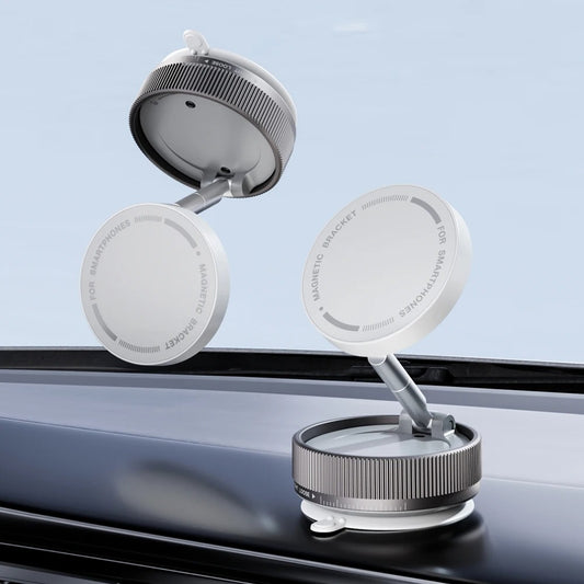 Vacuum Magnetic Car Phone Holder 360 Rotation
